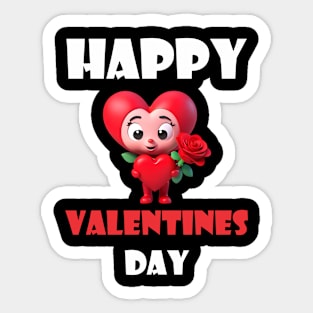 happy valentines day Sticker